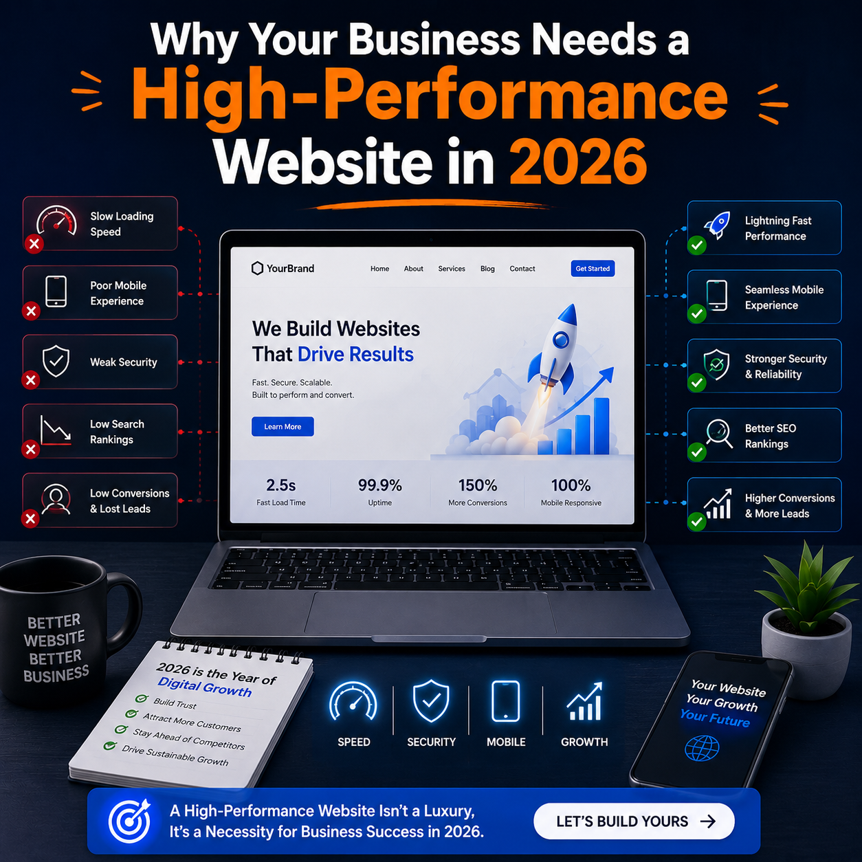 Why Your Business Needs a High-Performance Website in 2026